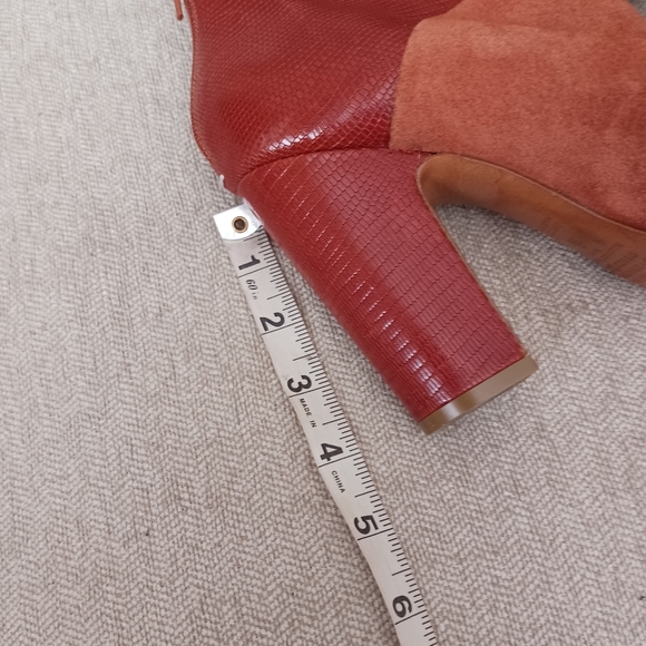 Maison Martin Margiela Paris brown embossed leather shoes - Picture 10 of 11